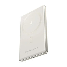 Додатковий аккумулятор Choetech 5000mAh Ultra-Thin Magnetic PD 20W White
