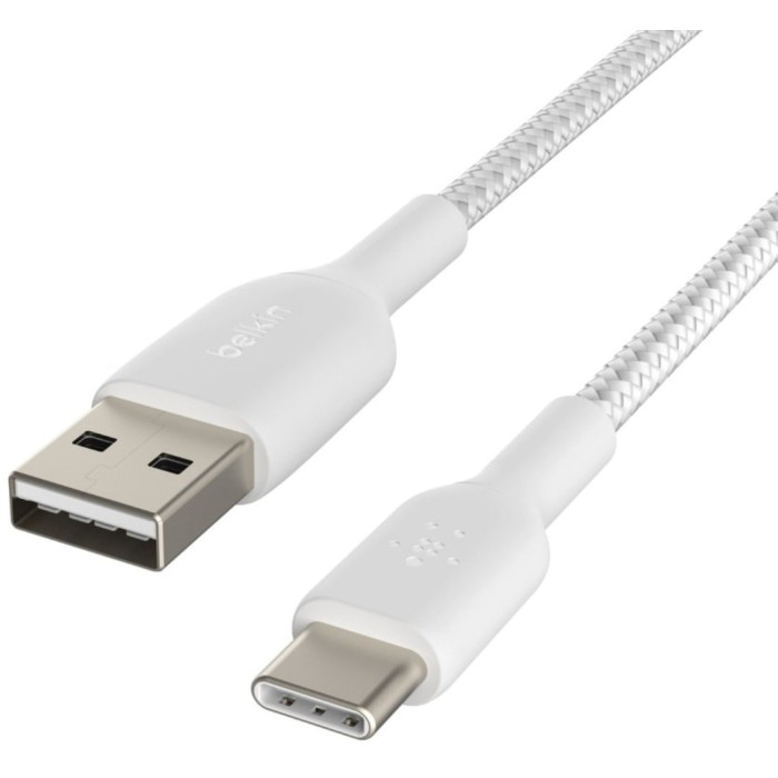 Кабель USB to USB-C - Belkin, Boost Charge Flex 2m, White