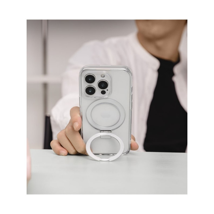 Чохол для iPhone 16 Pro Max - Switcheasy Stand Guard MagSafe, Transparent