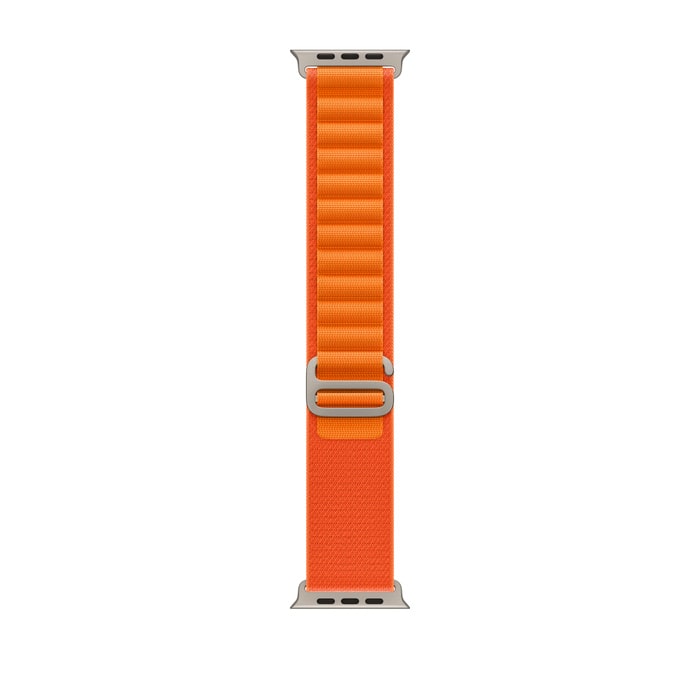 Apple Watch Ultra Titanium, Orange Alpine Loop (Large), LTE