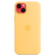 Чохол для iPhone 14 Plus - Silicone MagSafe, Sun Glow (HC)