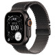 Apple Watch Ultra 3 Black Titanium, Black Titanium Milanese Loop, (Medium), LTE