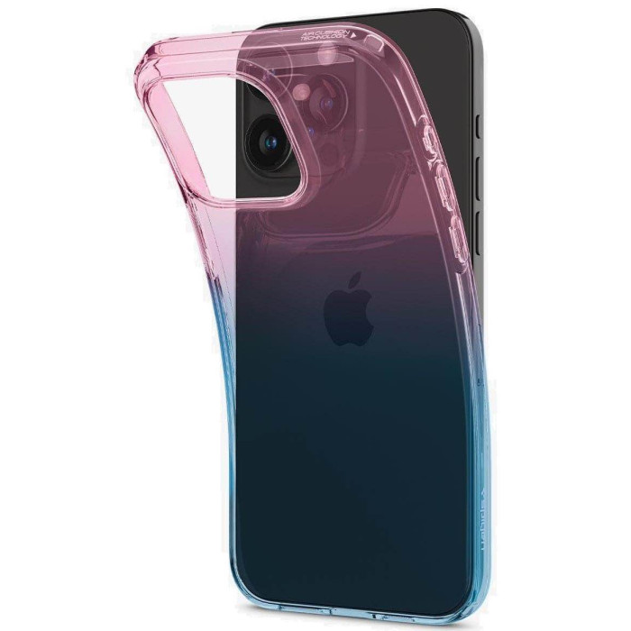Чохол для iPhone 15 Pro - Spigen Liquid Crystal, Gradation Pink
