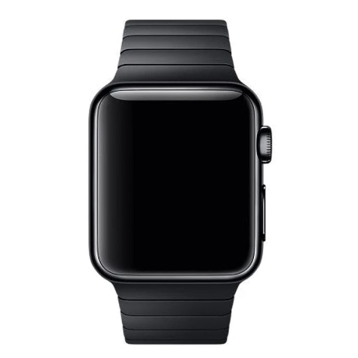 Ремінець для Apple Watch - 42/44/45/46/49mm, Stainless Steel Link Band, Space Black