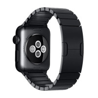 Ремінець для Apple Watch - 42/44/45/46/49mm, Stainless Steel Link Band, Space Black