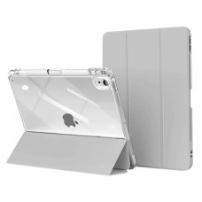 Чохол для iPad Air 11 (2024) - Comma Joy PU with Pen Holder Series, Grey