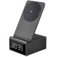Бездротова зарядна станція - Wiwu, Platinum Wi-W011 3in1, Black