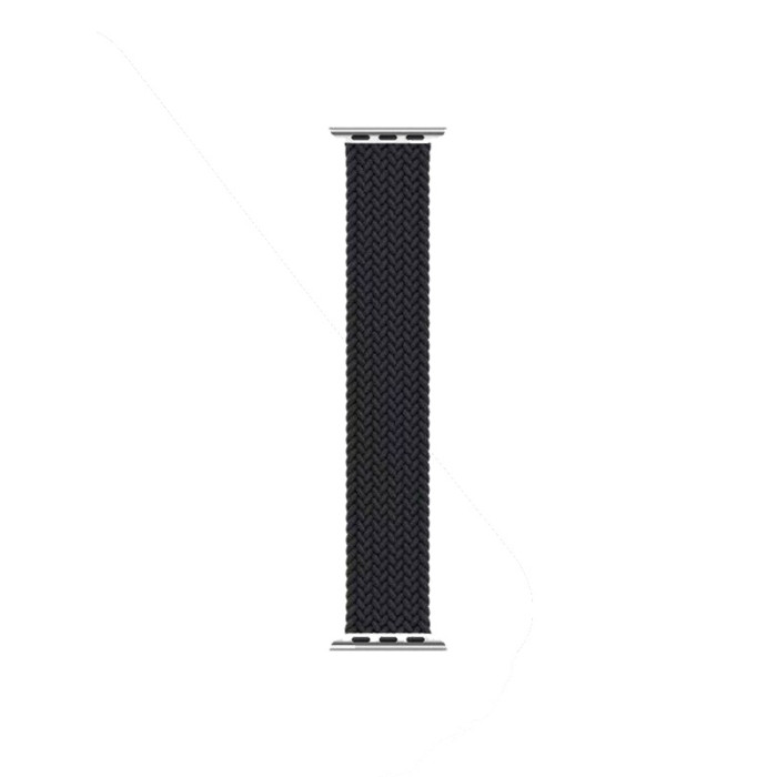 Ремінець для Apple Watch - 38/40/41mm, Braided Solo Loop, Charcoal (S/130mm)