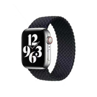 Ремінець для Apple Watch - 38/40/41mm, Braided Solo Loop, Charcoal (S/130mm)