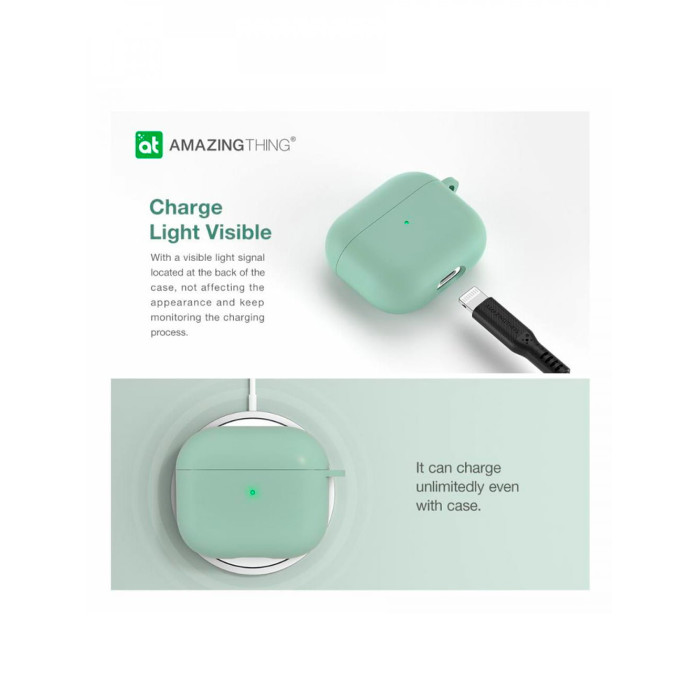 Чохол для Apple AirPods 3 - AmazingThing Smoothie, Green