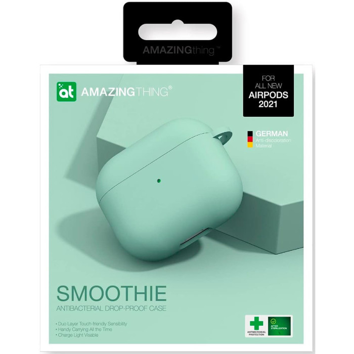 Чохол для Apple AirPods 3 - AmazingThing Smoothie, Green