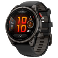 Смарт-годинник Garmin Fenix 8 Pro 47mm AMOLED Carb Gray DLC Titanium with Black Gray Вживаний (б/в)