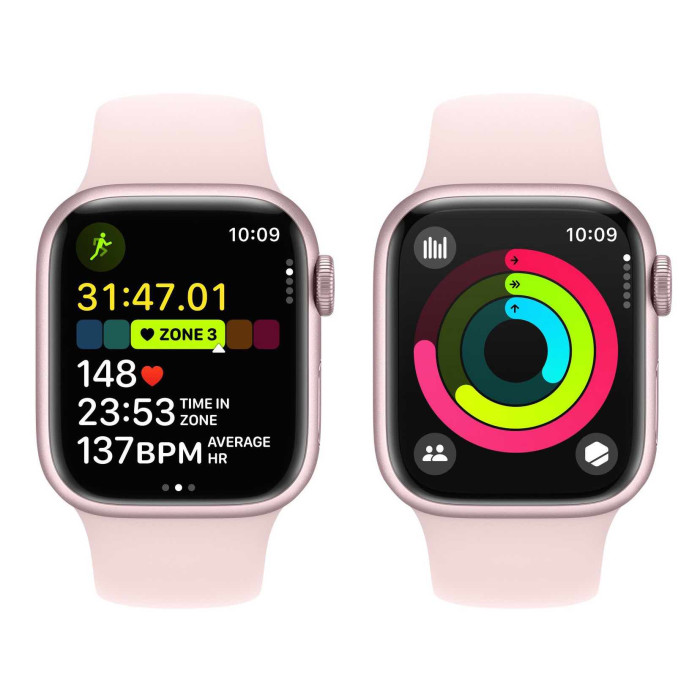 Apple Watch S9 45mm Pink, Pink Sport Band (S/M), LTE