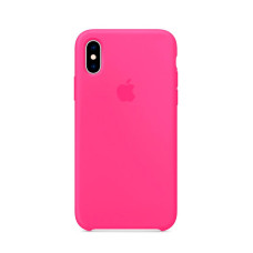 Чохол для iPhone X/Xs - Silicone Case, Electric Pink (HC)