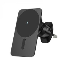Тримач з безпровідною зарядкою WIWU Wi-Q001 Liberator Wireless Charger with MagSafe 15W Black