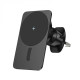 Тримач з безпровідною зарядкою WIWU Wi-Q001 Liberator Wireless Charger with MagSafe 15W Black