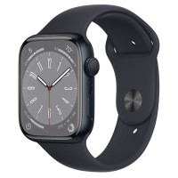 Apple Watch S8 45mm Midnight, Midnight Sport Band
