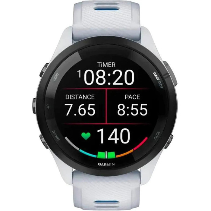 Смарт-годинник Garmin Forerunner 265 Black Bezel w.Whitestone Case and Whitestone/Tidal Blue S. Band