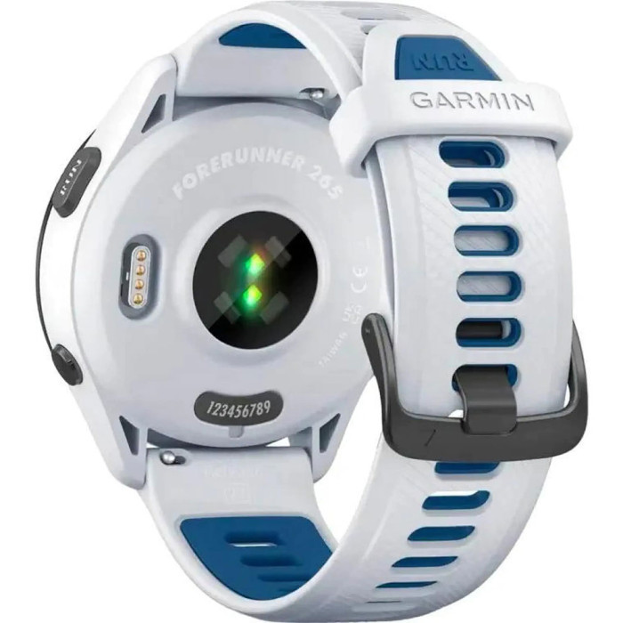 Смарт-годинник Garmin Forerunner 265 Black Bezel w.Whitestone Case and Whitestone/Tidal Blue S. Band