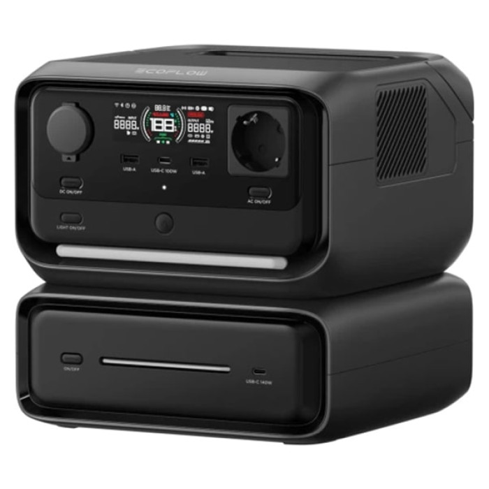 Зарядна станція EcoFlow RIVER 3 Max (572 Вт/г, 600 Вт) (UA)