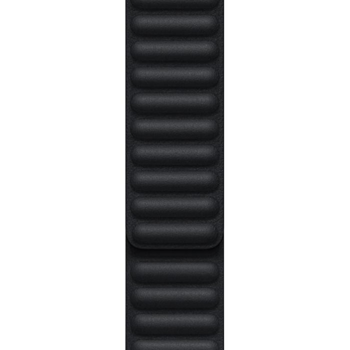 Ремінець для Apple Watch - 42/44/45/46/49mm, Apple Leather Link, Midnight (M/L)
