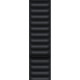Ремінець для Apple Watch - 42/44/45/46/49mm, Apple Leather Link, Midnight (M/L)