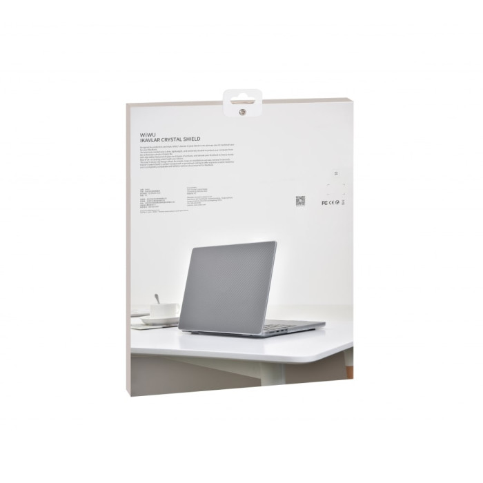Чохол-накладка для Macbook Air 13 - WIWU iKavlar Laptop Case, Transparent (2020)
