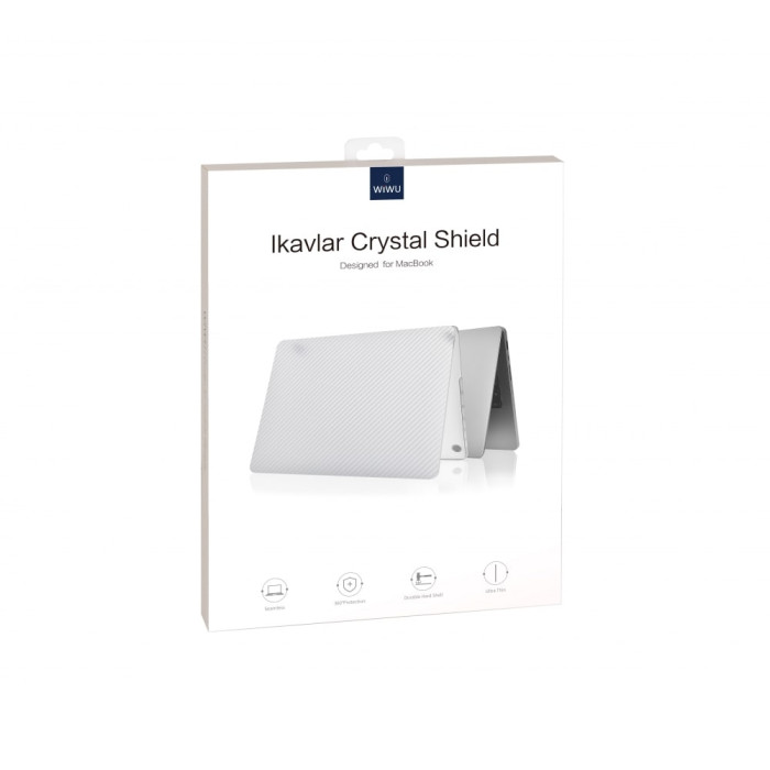 Чохол-накладка для Macbook Air 13 - WIWU iKavlar Laptop Case, Transparent (2020)