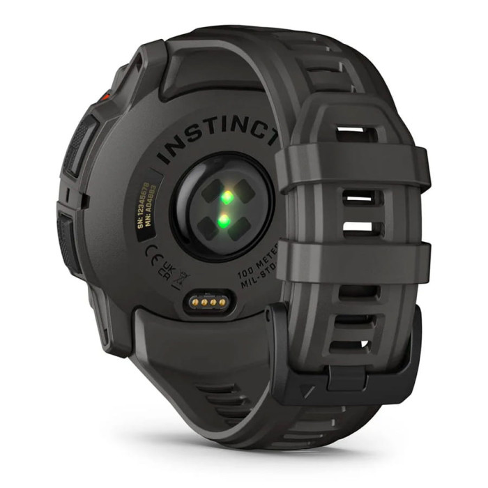 Смарт-годинник Garmin Instinct 3 50mm Solar Black with Charcoal Band