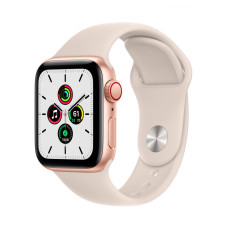 Apple Watch SE (1Gen) 40mm Gold, Starlight Sport Band