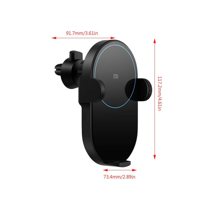 Тримач Xiaomi Mi Qi Wireless Car Charger 20W Black