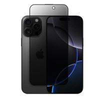 Захисне скло для iPhone 16 Pro Max - Soneex Pro 2.5D Anti Peep, Black