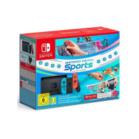 Портативна ігрова приставка - Nintendo Switch Sports Neon Blue and Neon Red Joy-Con