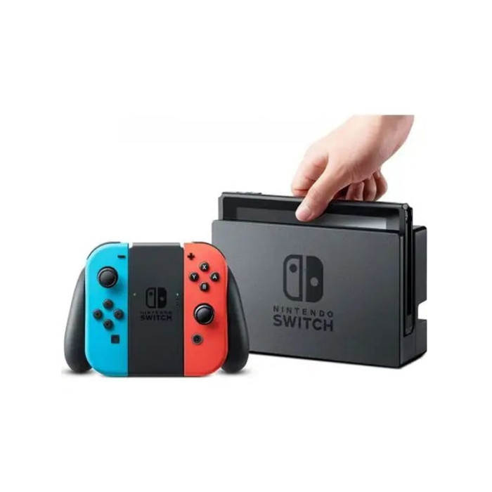 Портативна ігрова приставка - Nintendo Switch Sports Neon Blue and Neon Red Joy-Con