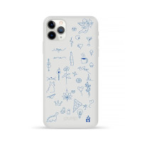 Чохол для iPhone 11 Pro Max - Pump Silicone Minimalistic, Ink