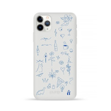 Чохол для iPhone 11 Pro Max - Pump Silicone Minimalistic, Ink