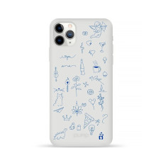 Чохол для iPhone 11 Pro Max - Pump Silicone Minimalistic, Ink