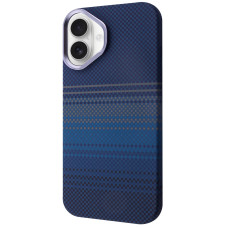 Чохол для iPhone 16 - WAVE Gleam MagSafe, Blue Stripes