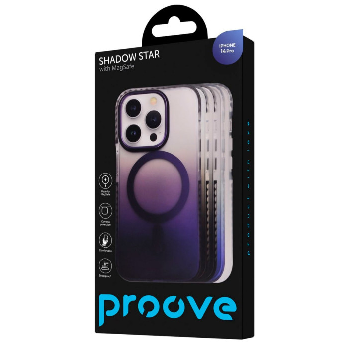 Чохол для iPhone 16 Pro - Proove Shadow Star Ring MagSafe, White