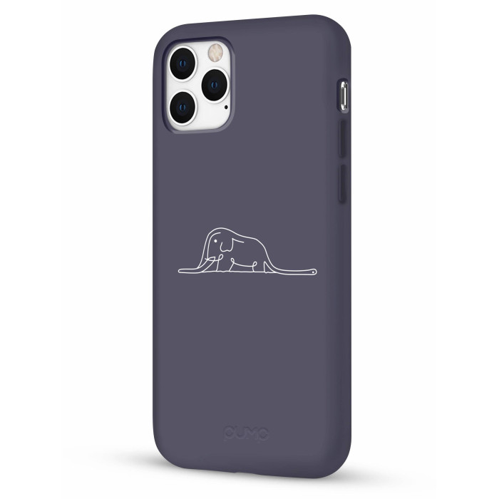 Чохол для iPhone 11 Pro - Pump Silicone Minimalistic, Elephant in a boa
