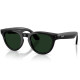 Смарт-окуляри Ray-Ban Meta Headliner Gen 2 H.Bridge Fit Shiny Black Clear-Graphite Green Trans.s50