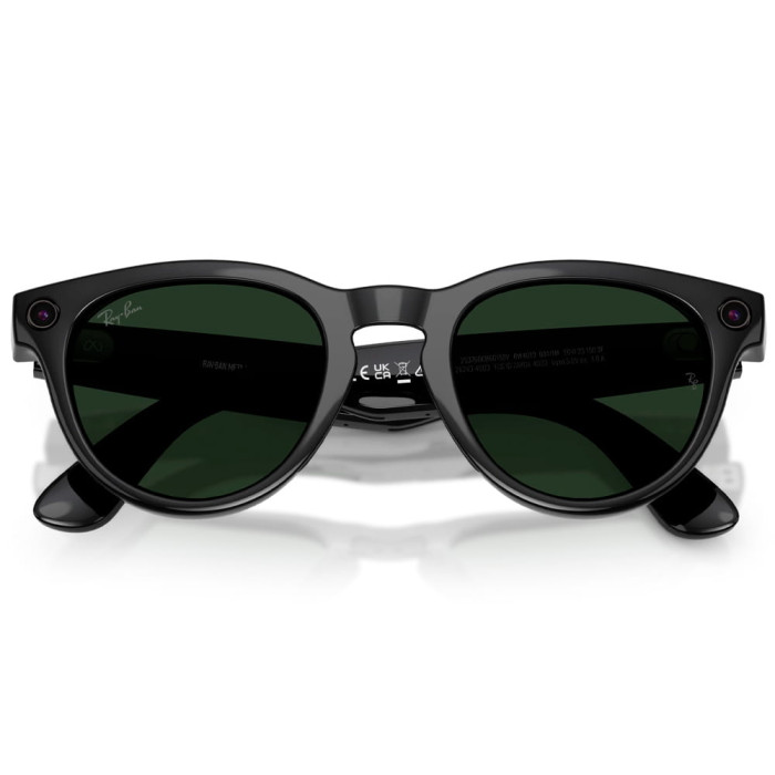 Смарт-окуляри Ray-Ban Meta Headliner Gen 2 H.Bridge Fit Shiny Black Clear-Graphite Green Trans.s50