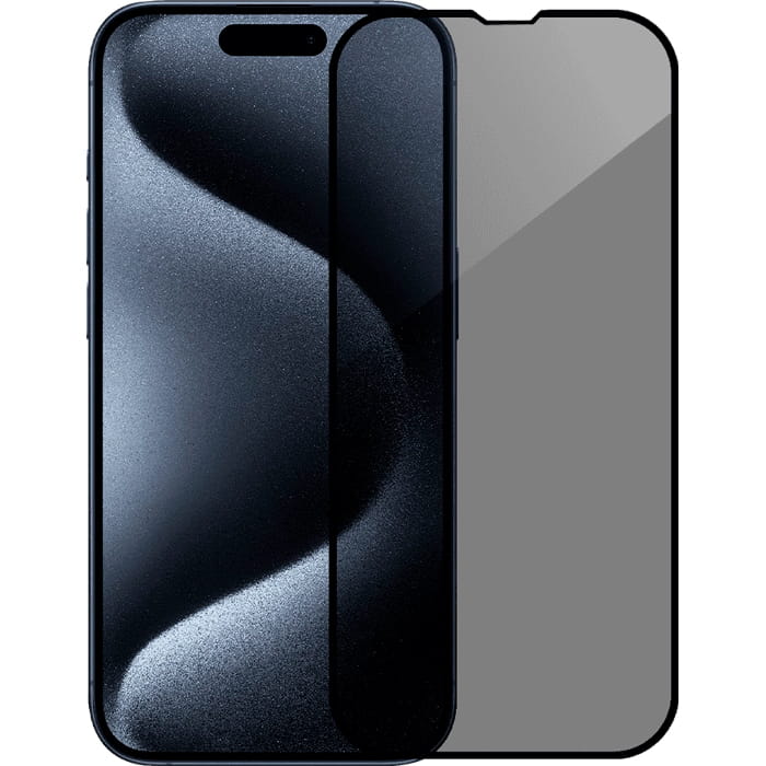 Захисне скло для iPhone 15 Pro - Cutana, 2.5D Anti-Peep (OEM)