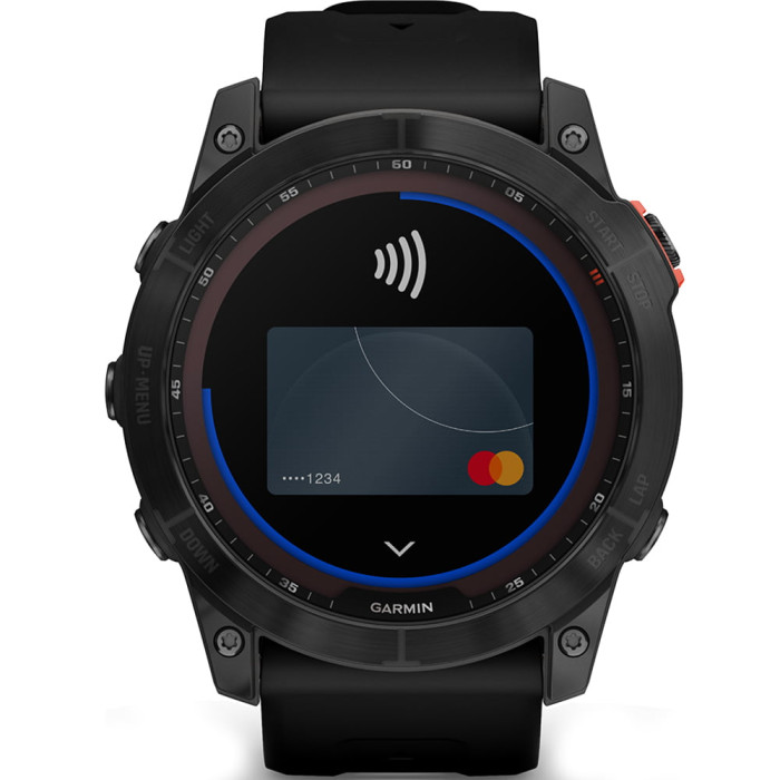 Смарт-годинник Garmin Fenix 7X Solar Slate Gray with Black Band