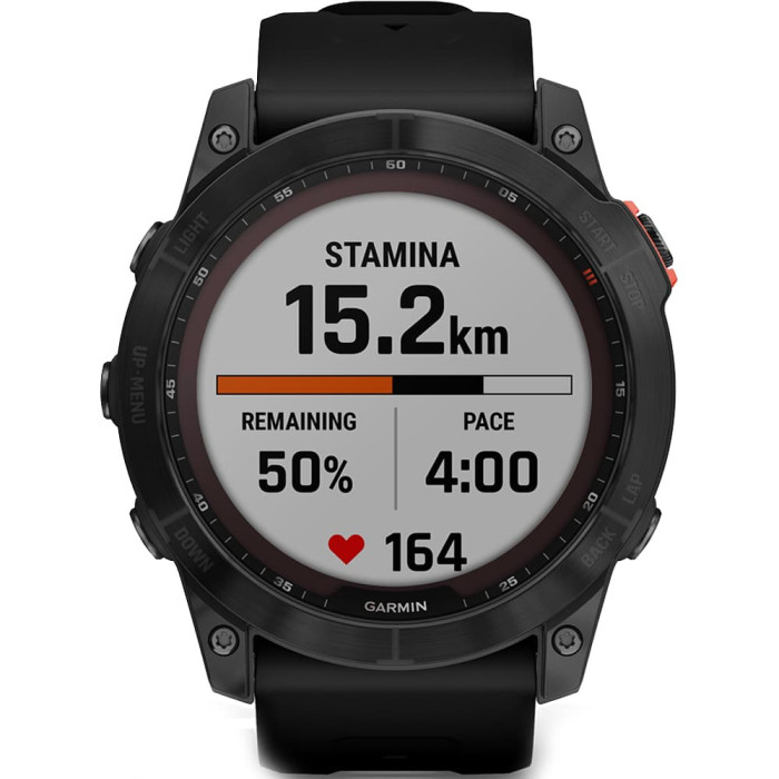 Смарт-годинник Garmin Fenix 7X Solar Slate Gray with Black Band