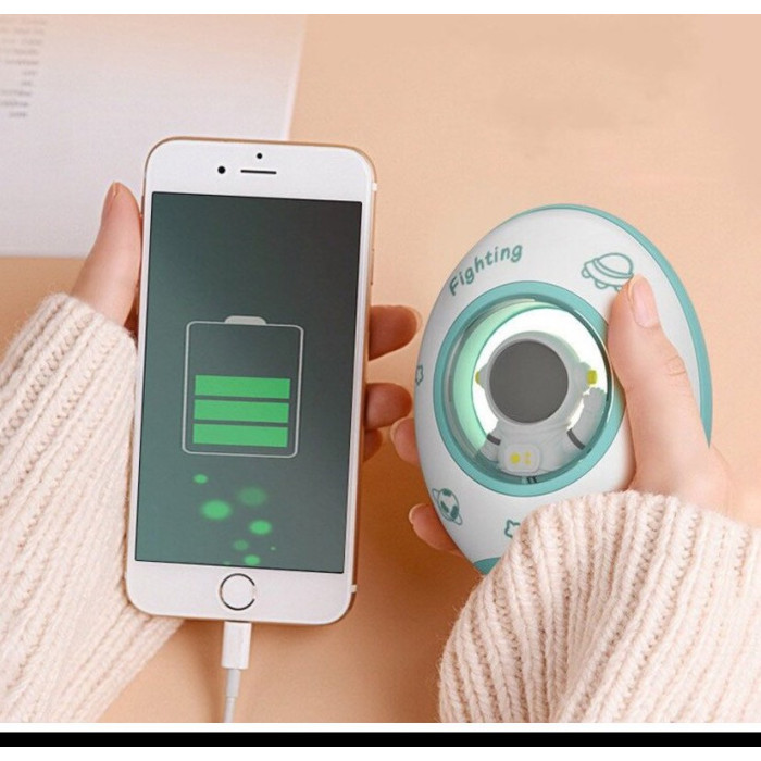 Додатковий аккумулятор Wekome 5000mAh Power Bank and Hand Warmer Green