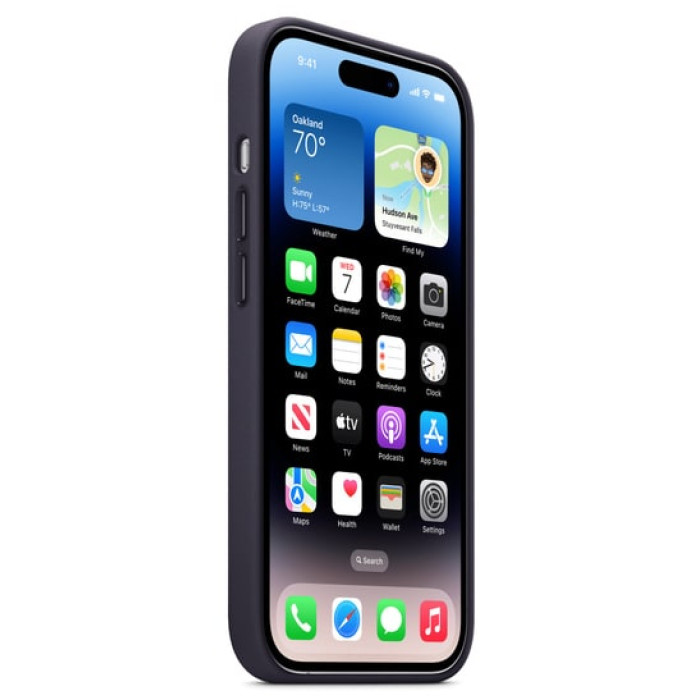 Чохол для iPhone 14 Pro Max - Leather, Ink (HC)