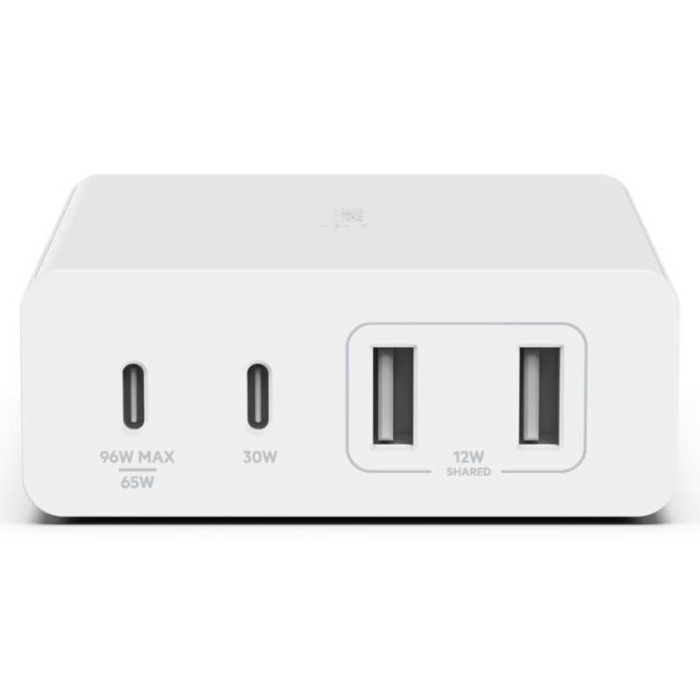 Зарядний пристрій - Belkin 4-Port GaN Charger, 108W White