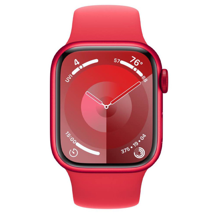 Apple Watch S9 45mm Red, Red Sport Band (S/M), LTE