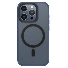 Чохол для iPhone 15 Pro Max - Blueo Frosted Anti-Drop MagSafe, Dark Blue